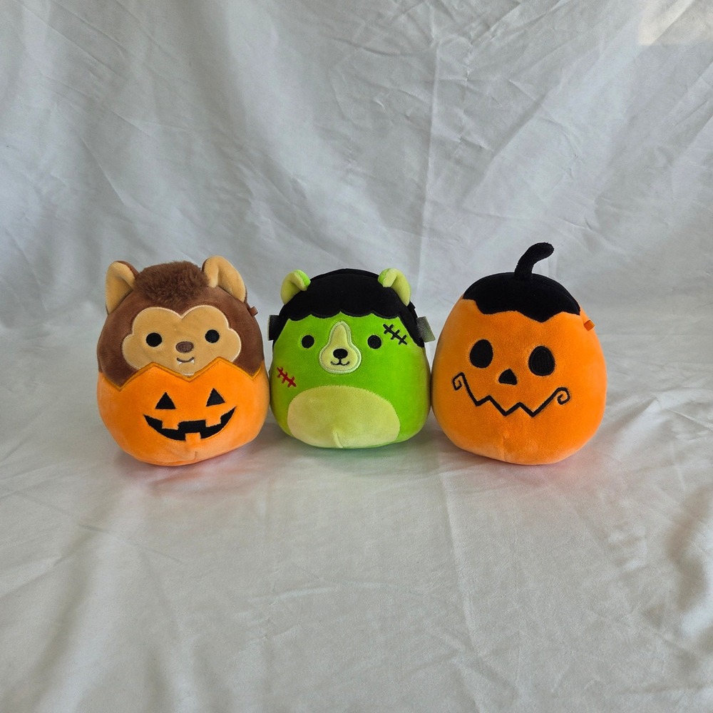 Squishmallows Halloween Plush Set of 3 - Wade, Len & Paige